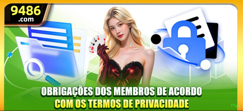 Imagem promocional da 77qq mostrando a plataforma e suas vantagens